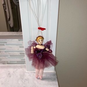 Marionette Ballerina in Purple Tutu